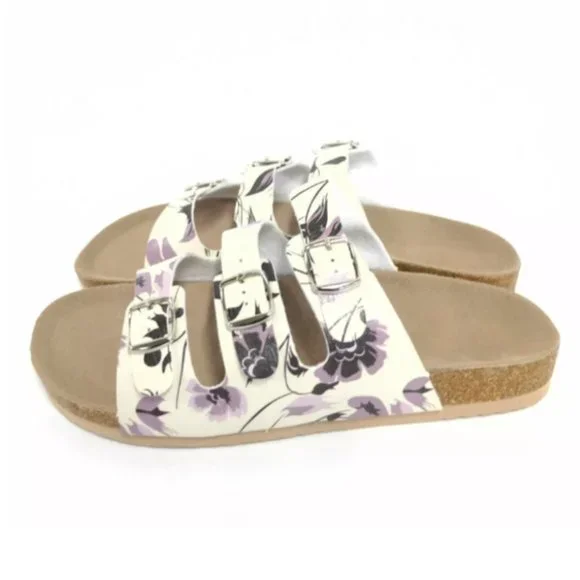 WOMEN'S GOLD COAST BUCKLES SLIDE COMFORTABLE SANDA - Picture 3 of 5